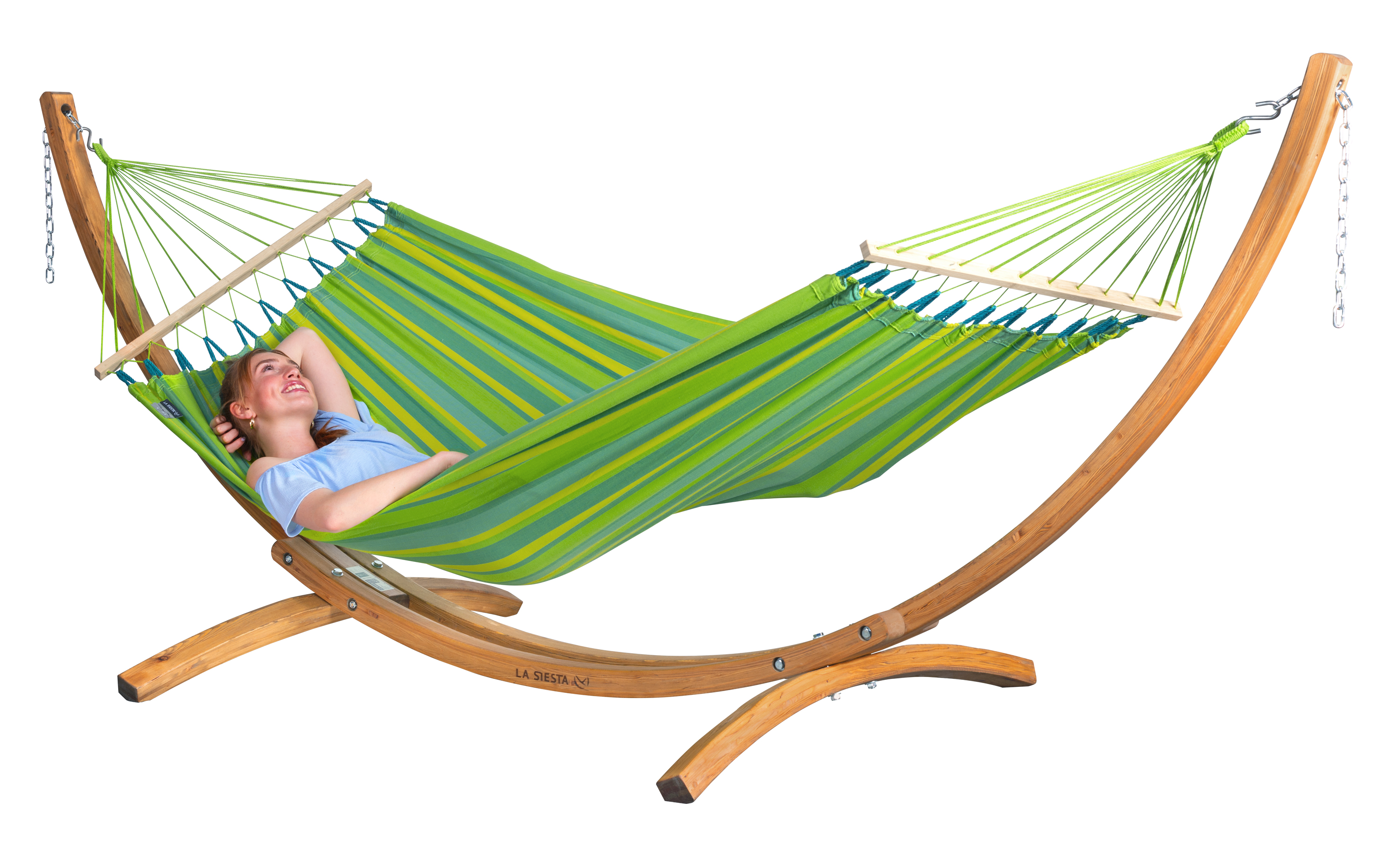 Alisio Lime Einzel-Stabhängematte Outdoor  