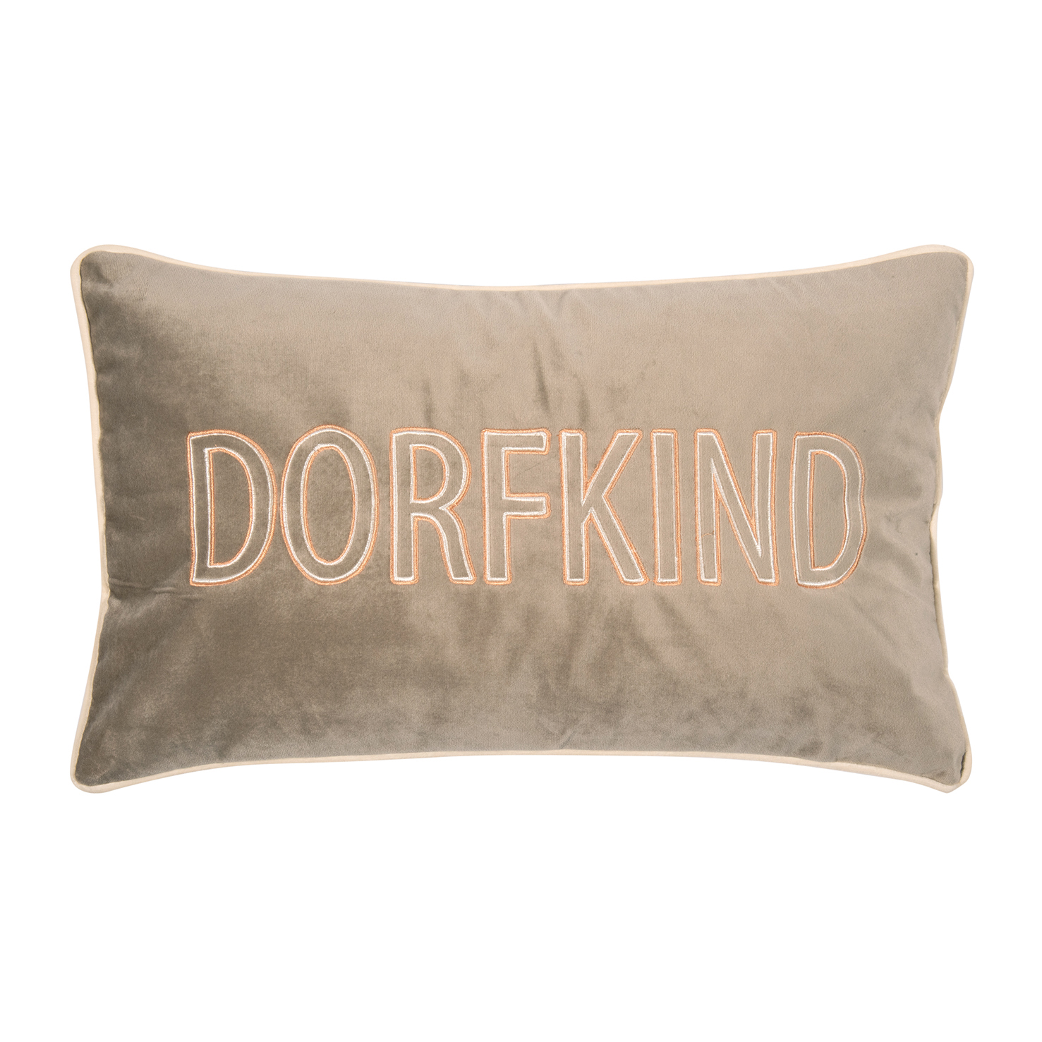 Kissen `Letters Dorfkind´ 30 x 50 cm inkl. Füllung   