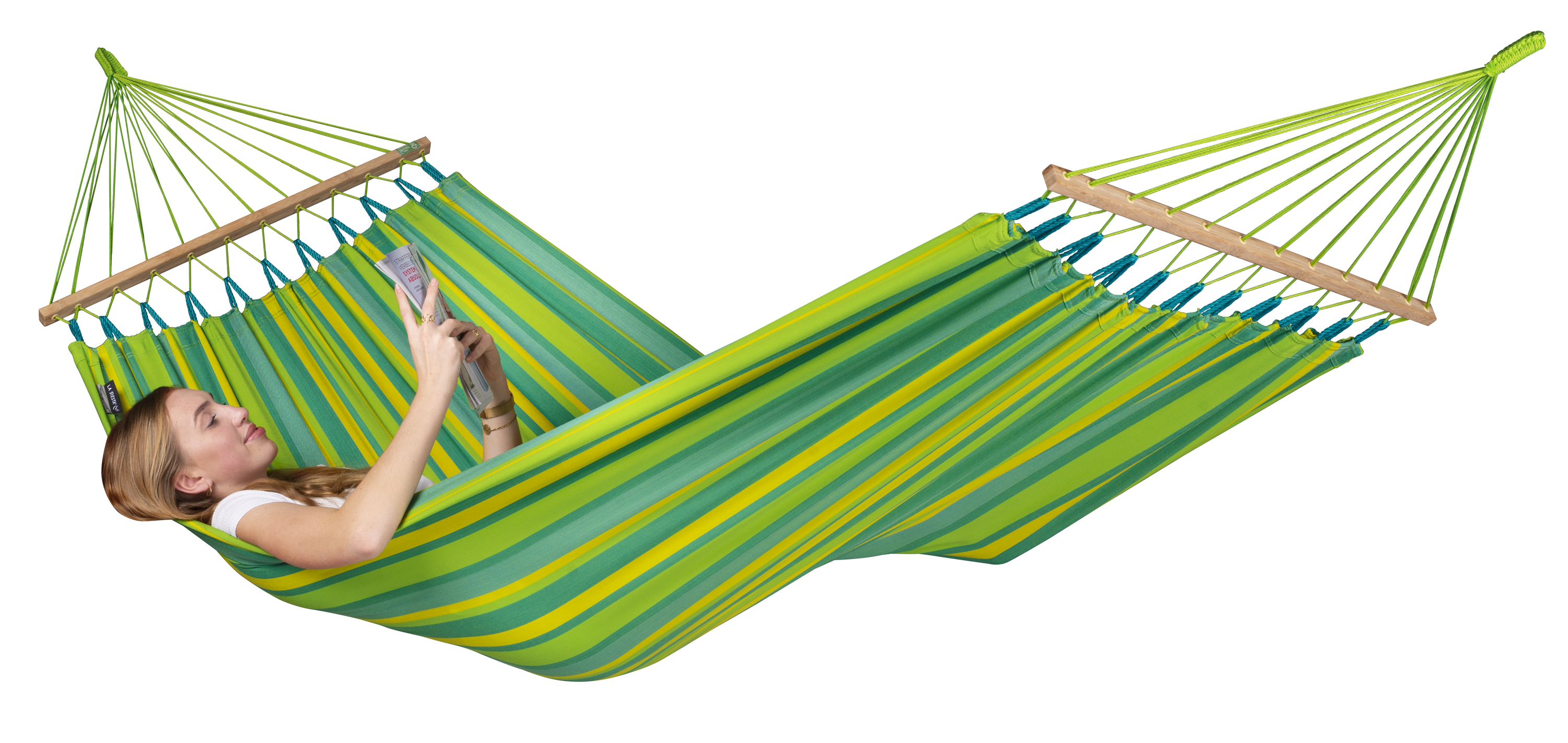 Alisio Lime Einzel-Stabhängematte Outdoor  
