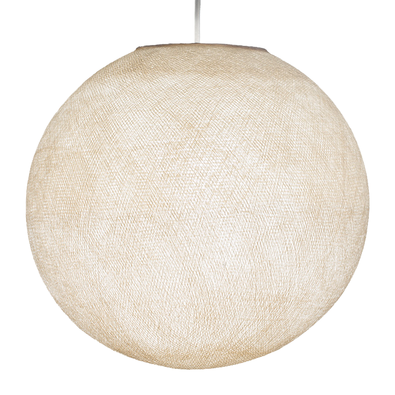 Deckenlampe / Bodenlampe  `Globe ecru´, Größe M