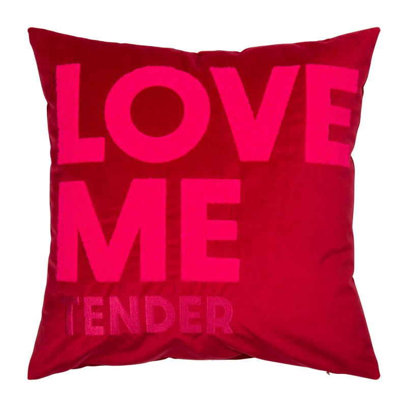 Kissen `Letters Love Me Tender´ 45 x 45 cm inkl. Füllung 