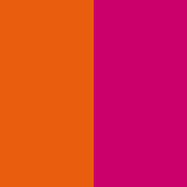 Kissen Pink-Orange 60 x 60 cm inkl. Füllung