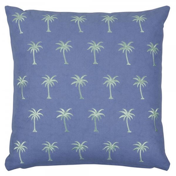 Kissen Palms dusty blue 45  x 45 cm inkl. Füllung
