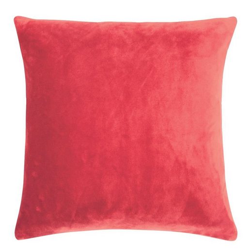 Samtkissen Smooth red 50 x 50 cm inkl. Füllung    