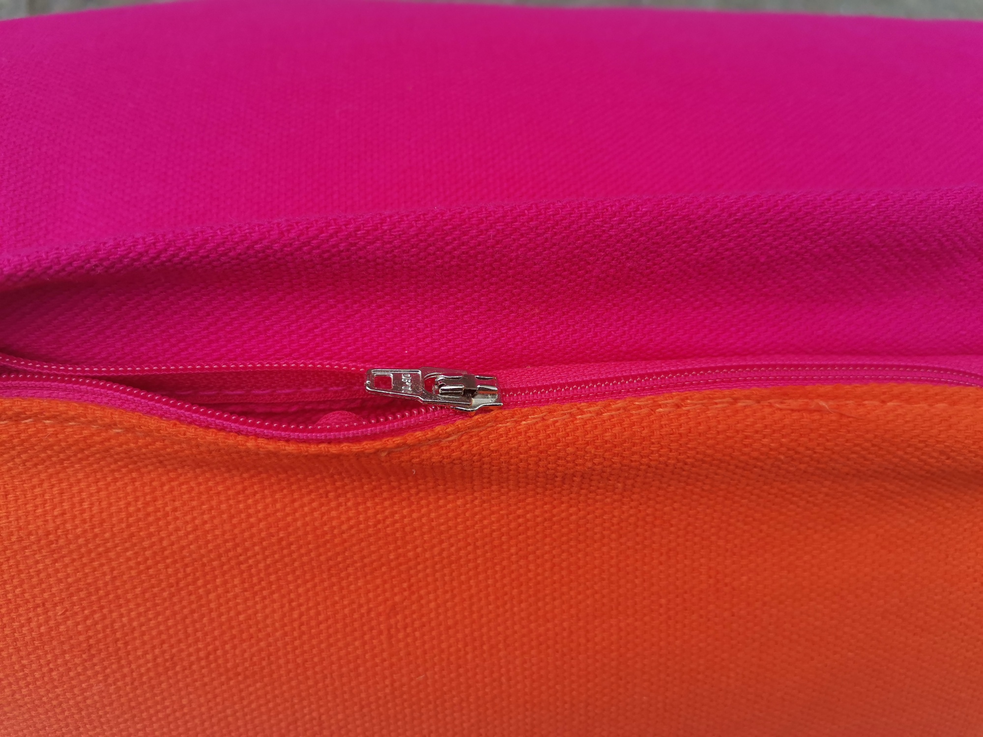 Kissen Pink-Orange 60 x 60 cm inkl. Füllung
