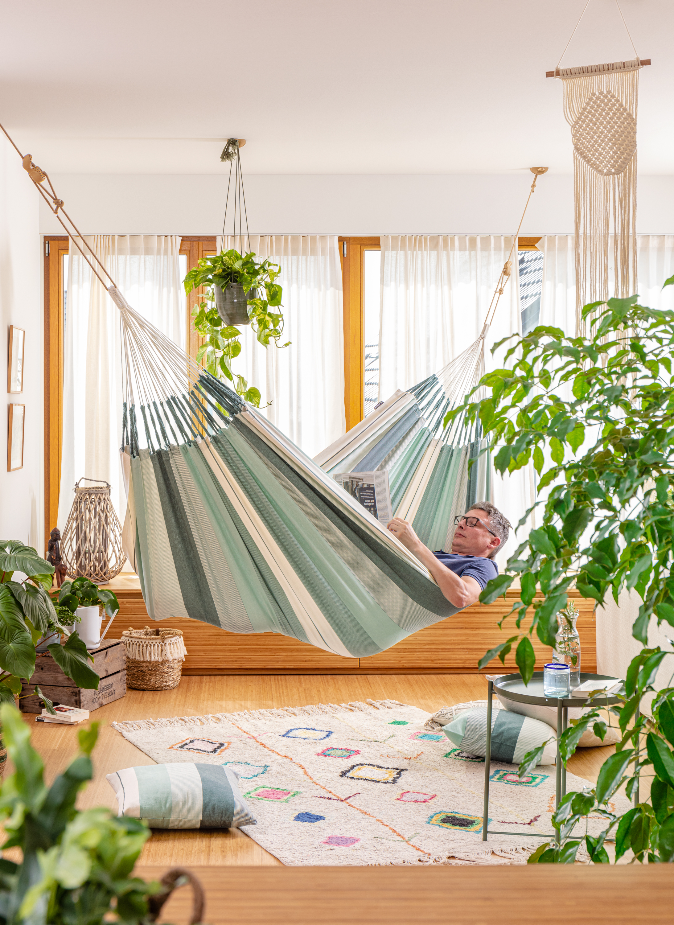 Modesta Olive Bio Kingsize-Hängematte  
