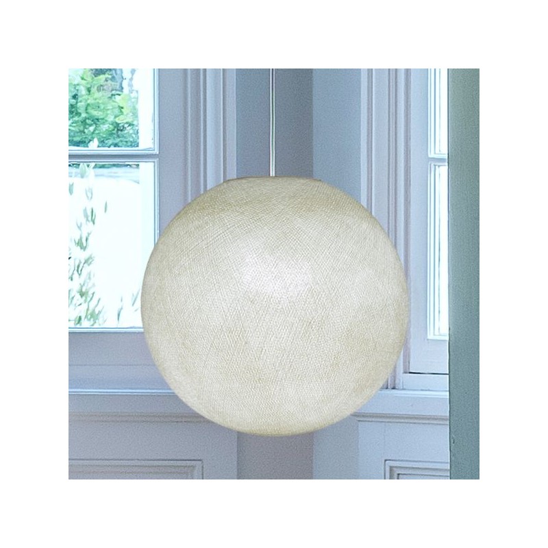 Deckenlampe / Bodenlampe  `Globe ivoire´, Größe S