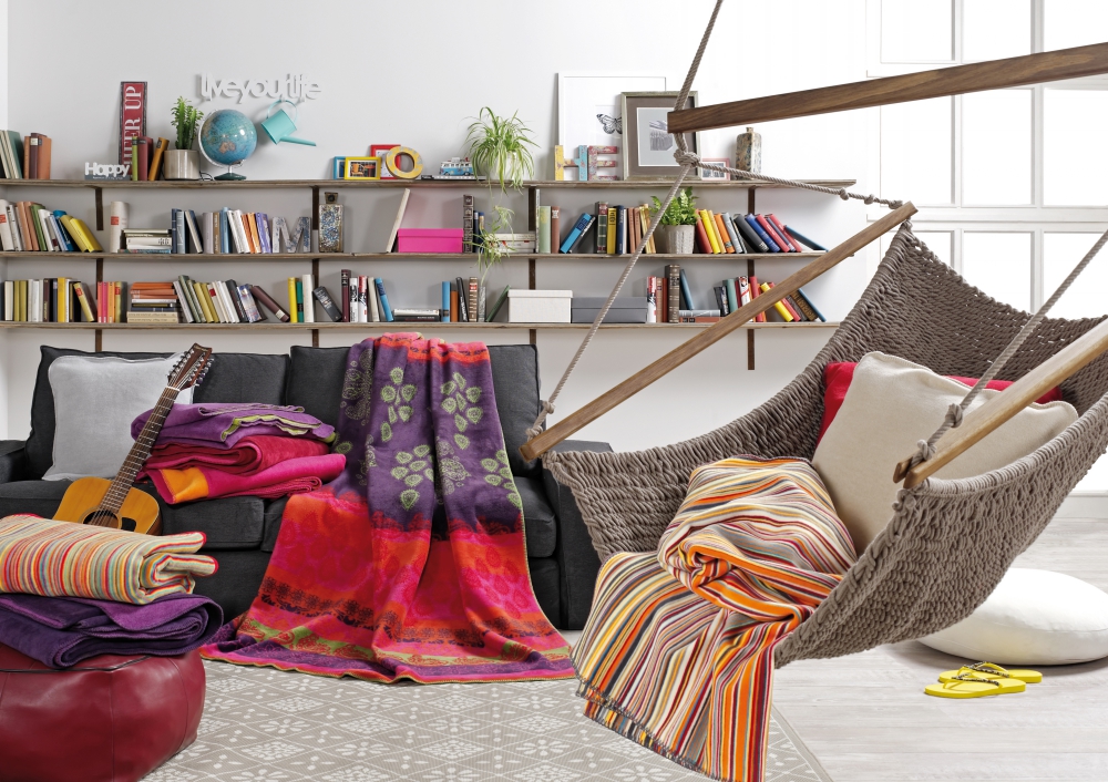 Kuscheldecke Hippi Paisley