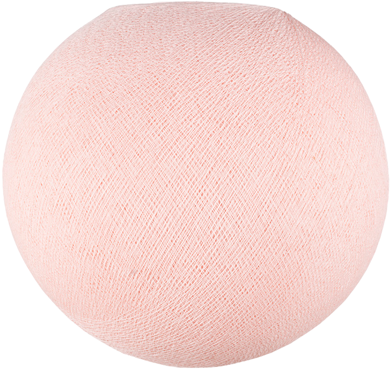Deckenlampe / Bodenlampe  `Globe rose poudre´, Größe S
